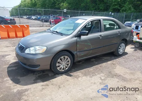 2007 Toyota Corolla Ce из США, поврежденный, VIN 2T1BR32E27C721560